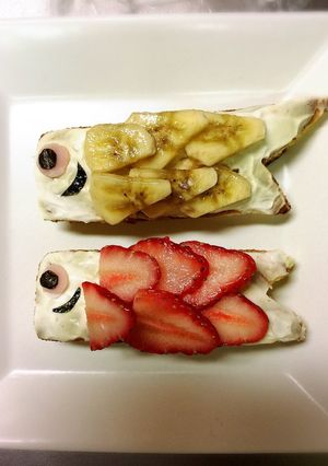 こどもの日 簡単こいのぼりケーキ-レシピのメイン写真