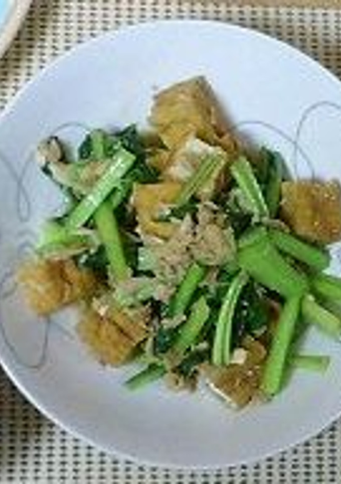 簡単♪ツナと厚揚げの炒め物-レシピのメイン写真