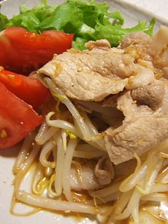 豚肉ともやしの生姜ポン酢和え-レシピのメイン写真