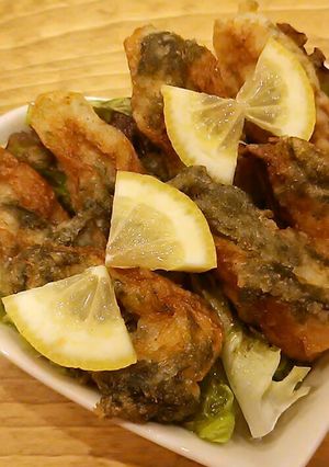 ツナチーズの磯部揚げ-レシピのメイン写真