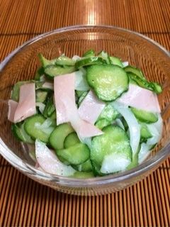 きゅうりと玉ねぎとハムのマリネ-レシピのメイン写真