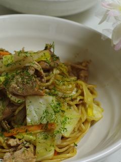 我が家の焼きそば♪かつおだしがきいてるよ-レシピのメイン写真