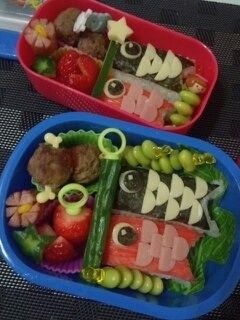 鯉のぼりお弁当-レシピのメイン写真
