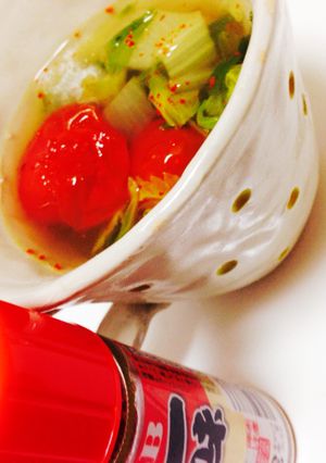 ゴロゴロトマトのピリ辛脂肪燃焼スープ-レシピのメイン写真
