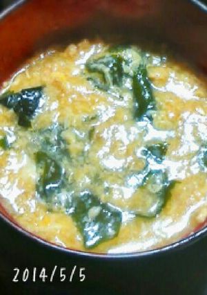 鶏ひき肉入り中華かき玉スープ-レシピのメイン写真
