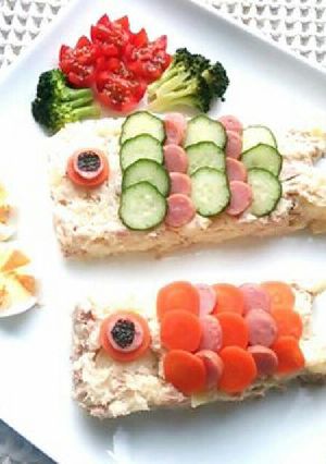 ポテトサラダ 鯉のぼり こどもの日-レシピのメイン写真