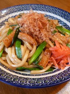 さつま揚げの焼きうどん♪-レシピのメイン写真