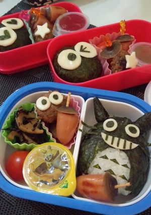 トトロの森お弁当。-レシピのメイン写真