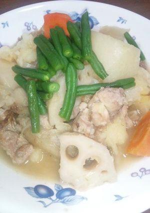 ババ自慢★薄味根野菜煮-レシピのメイン写真