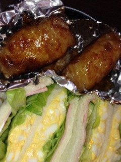 染みてるぅー?肉巻きおにぎり-レシピのメイン写真