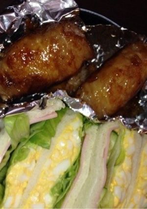 染みてるぅー？肉巻きおにぎり-レシピのメイン写真