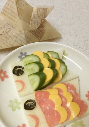 ◯こいのぼりデコ♪食パンで簡単！-レシピのメイン写真