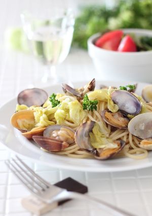 春キャベツとあさりのパスタ-レシピのメイン写真