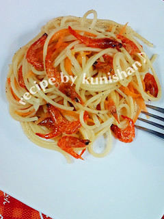 桜えびとじゃがいものパスタ♪-レシピのメイン写真