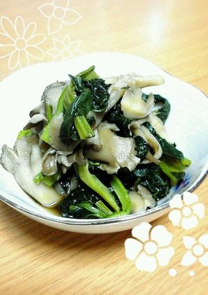 シンプル!!小松菜と舞茸の煮浸し♪-レシピのメイン写真