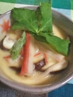 電子レンジで茶碗蒸し-レシピのメイン写真