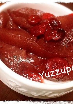 ♦林檎の赤ワイン煮～ヨーグルトに添えて♦-レシピのメイン写真