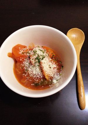圧力鍋で簡単！野菜たっぷりミネストローネ-レシピのメイン写真