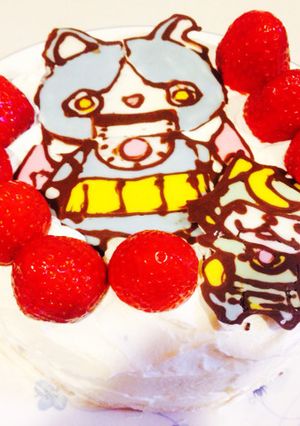 こどもの日ケーキ ロボニャン 武士ニャン-レシピのメイン写真