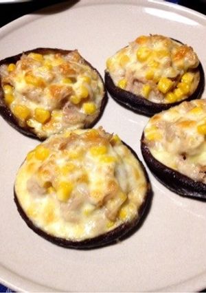 しいたけ＆シーチキンのチーズ焼き-レシピのメイン写真