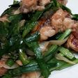 我が家の*鯖とにらの炒めもの
