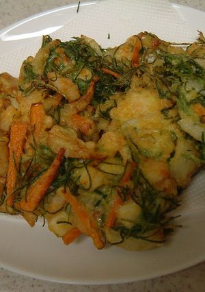 おかひじきのさくさくかき揚げ-レシピのメイン写真