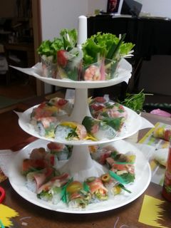 生春巻きタワー-レシピのメイン写真
