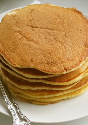 アメリカンな朝食 ヨーグルトパンケーキ-レシピのメイン写真