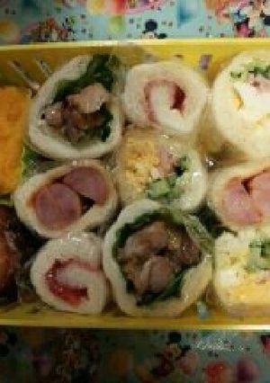 第２弾ロールサンド弁当♪-レシピのメイン写真