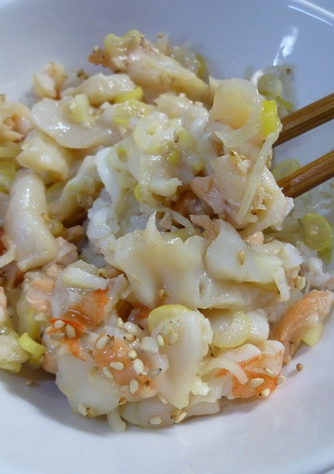 残ったお寿司のリメイク丼-レシピのメイン写真