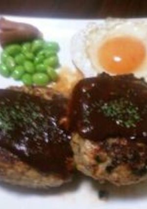 豚こま肉で?!簡単ハンバーグ＼(^o^)-レシピのメイン写真