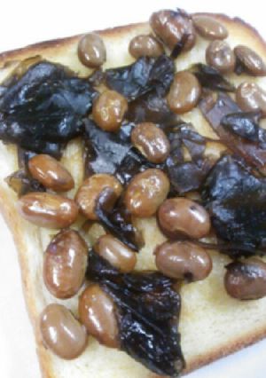 のっけるだけ!!昆布豆トースト-レシピのメイン写真