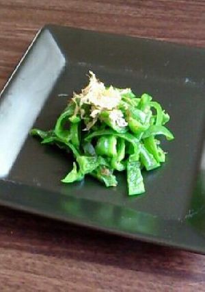 レンジでチン！ピーマンのお浸し-レシピのメイン写真