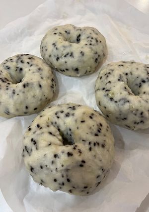 米粉豆腐ベーグル-レシピのメイン写真