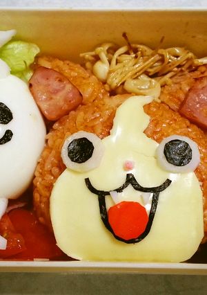妖怪ウォッチ♪ジバニャン&ウィスパー-レシピのメイン写真