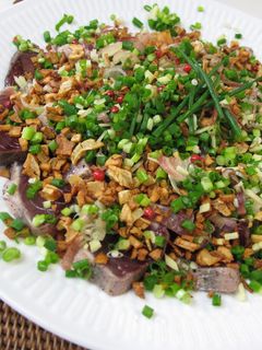 鰹のたたき ~薬味たっぷりで~-レシピのメイン写真