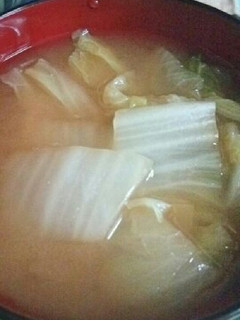 白菜の味噌汁-レシピのメイン写真