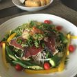 カツオのたたき〜梅風味サラダ