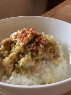 ☆簡単☆鶏のネギ塩丼-レシピのメイン写真