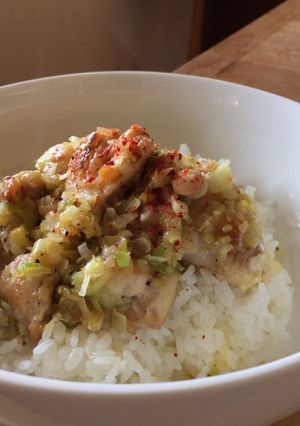 ☆簡単☆鶏のネギ塩丼-レシピのメイン写真