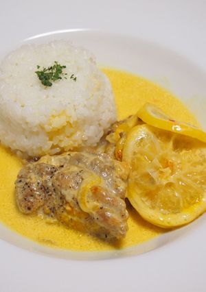鶏肉のレモンクリーム煮-レシピのメイン写真