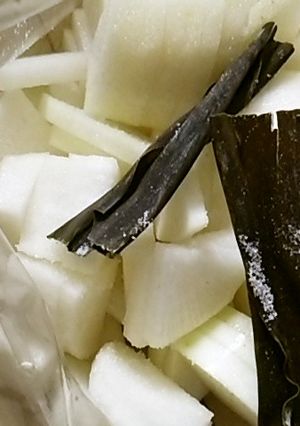 昆布だけで大根の浅漬け♪-レシピのメイン写真