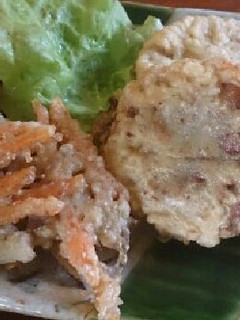 コンビーフで作る！レンコンのはさみ揚げ-レシピのメイン写真