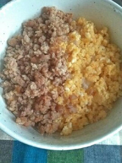 お弁当にも使える!!二色丼-レシピのメイン写真