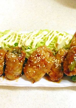 豚バラと豚コマのお好み肉巻き-レシピのメイン写真