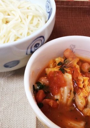 そうめんのトマトつけ麺-レシピのメイン写真