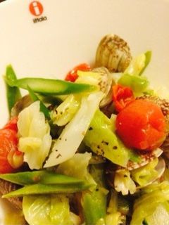 春野菜とあさりの白ワイン蒸し-レシピのメイン写真