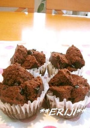 簡単!チョコ蒸しパン~♪♪-レシピのメイン写真