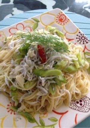 フェンネルとシラスと春キャベツのパスタ-レシピのメイン写真