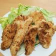 油不使用!グリルでささみフライ☆